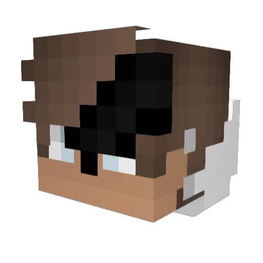 Marco8118 Minecraft avatar head, 3D render