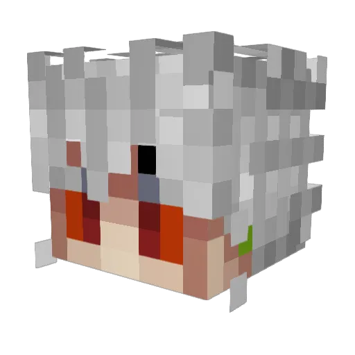 MarcoAntonio5 Minecraft avatar head, 3D render