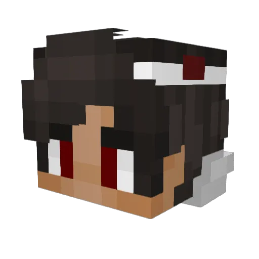 MarcoApollo Minecraft avatar head, 3D render