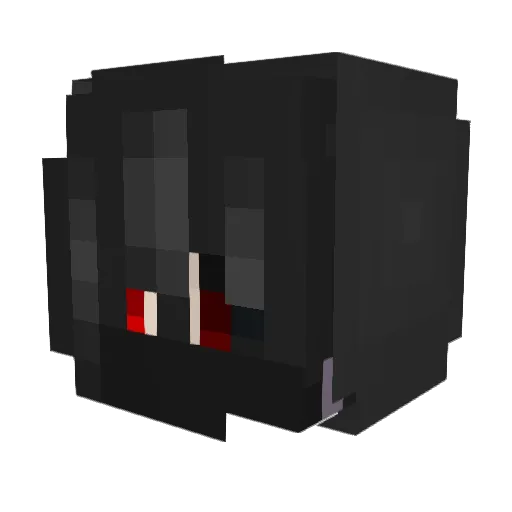 MarcoFlame Minecraft avatar head, 3D render