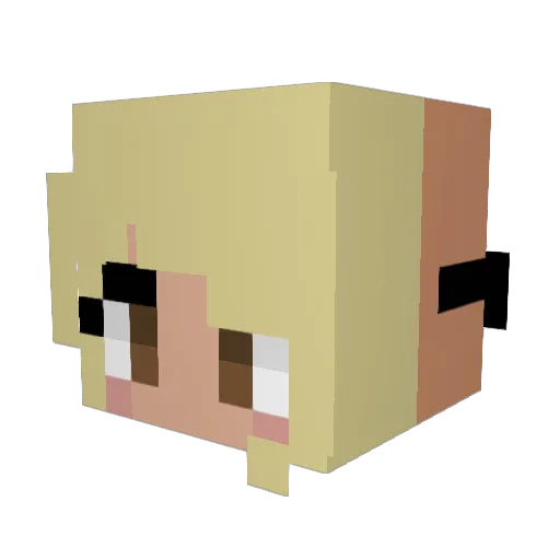 MarcoLoza Minecraft avatar head, 3D render
