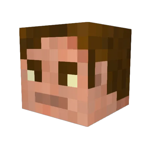 MarcoMan28 Minecraft avatar head, 3D render