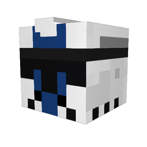 MarcoPilo Minecraft avatar head, 3D render