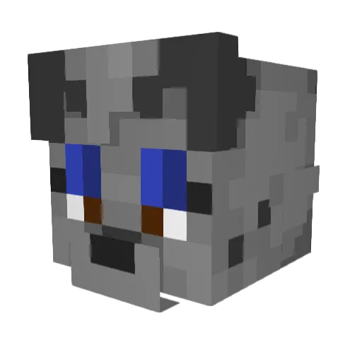 MarcoPolo64 Minecraft avatar head, 3D render