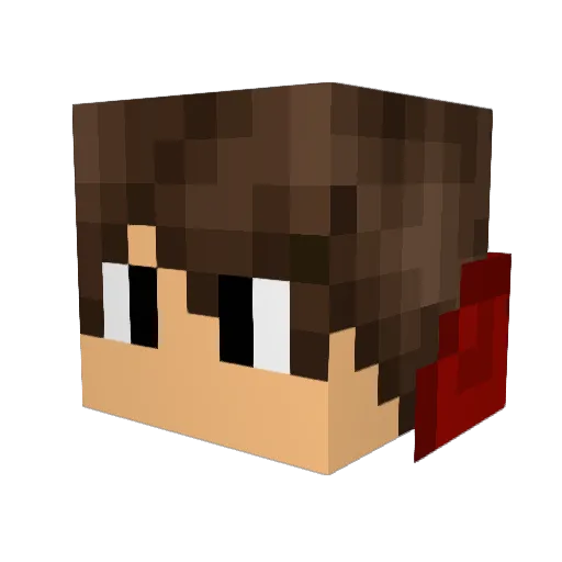 MarcoSPipS Minecraft avatar head, 3D render