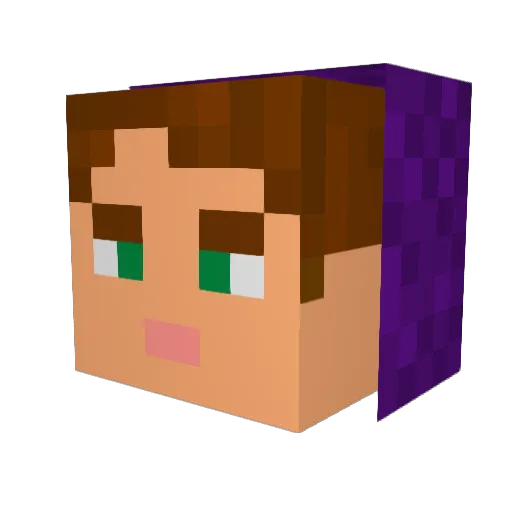 MarcoTheDims Minecraft avatar head, 3D render