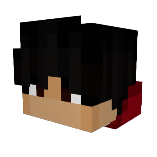 MarcoYSP Minecraft avatar head, 3D render