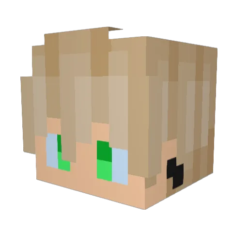 Marco_1688 Minecraft avatar head, 3D render