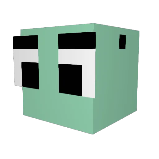 Marco_LOL Minecraft avatar head, 3D render