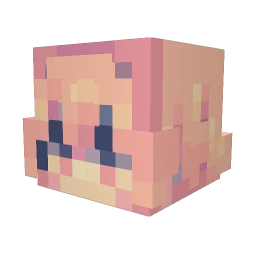Marco_Tran Minecraft avatar head, 3D render