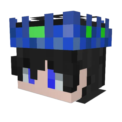 Marco_mangia Minecraft avatar head, 3D render
