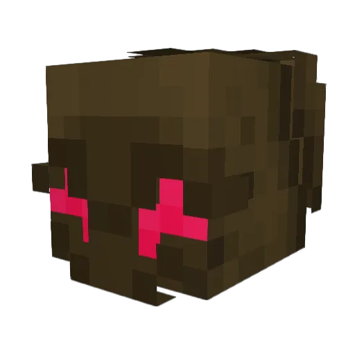 Marcontainer Minecraft avatar head, 3D render