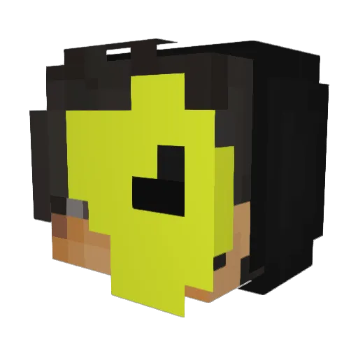 Marcoo21 Minecraft avatar head, 3D render