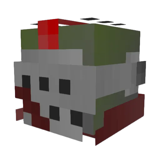 Marcoola Minecraft avatar head, 3D render