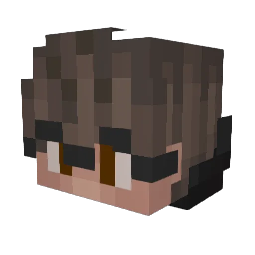MarcorMC Minecraft avatar head, 3D render