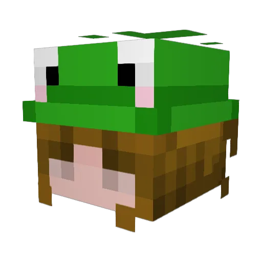Marcorsocottini Minecraft avatar head, 3D render