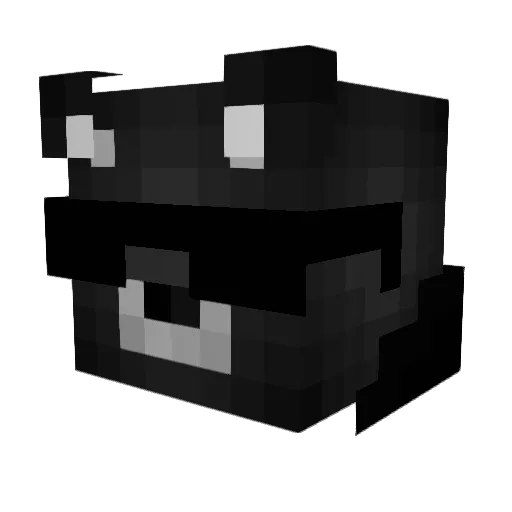 MarcosLR12 Minecraft avatar head, 3D render