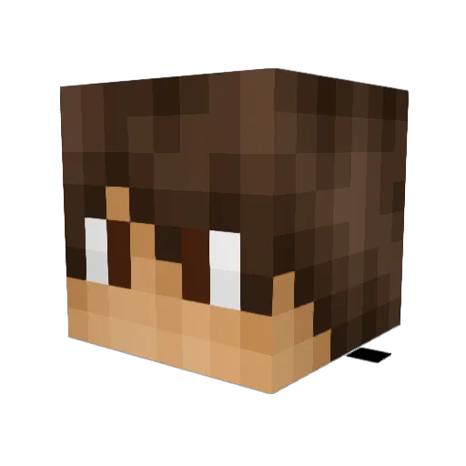 Marcospato4 Minecraft avatar head, 3D render