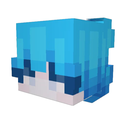 Marcoss0 Minecraft avatar head, 3D render