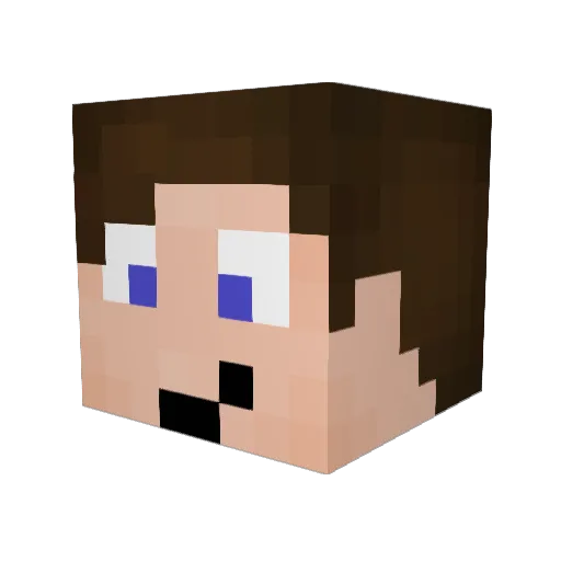 Marcosu02 Minecraft avatar head, 3D render