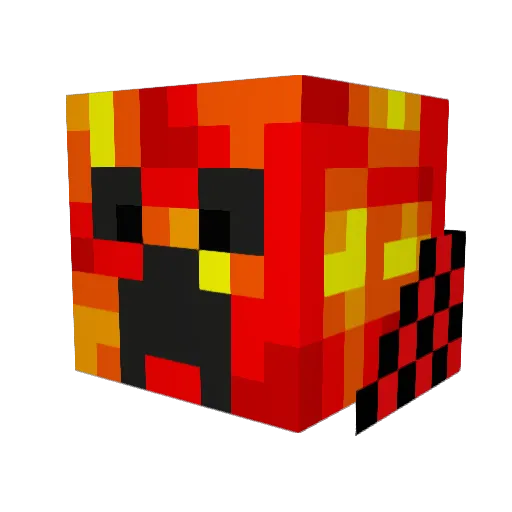 Marcpeter Minecraft avatar head, 3D render