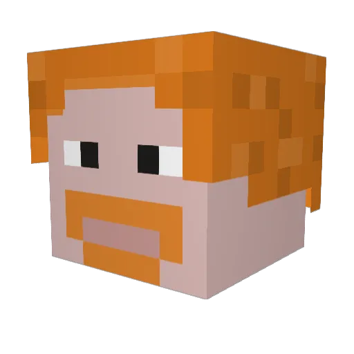 Marcus9009 Minecraft avatar head, 3D render