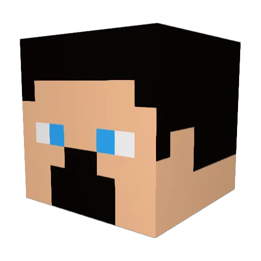 MarcusA89 Minecraft avatar head, 3D render