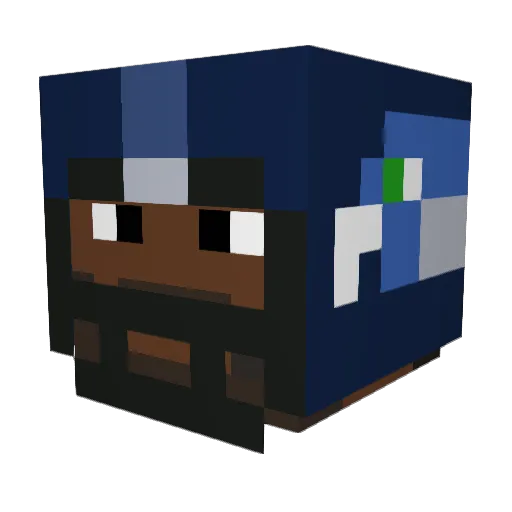 MarcusMartin1 Minecraft avatar head, 3D render