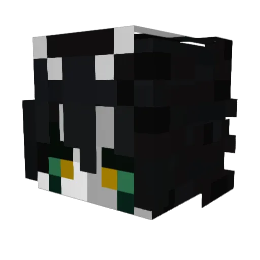 MarcusNav Minecraft avatar head, 3D render