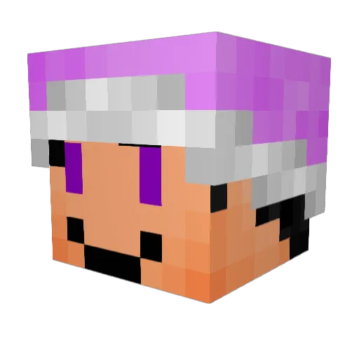 MarcusRKul Minecraft avatar head, 3D render
