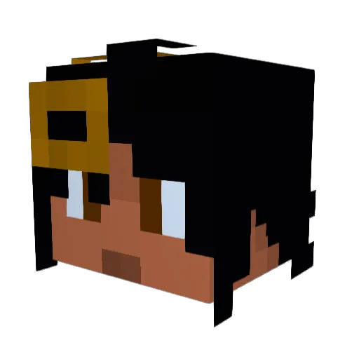 Marcus_Aquila Minecraft avatar head, 3D render