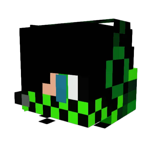 Marcus_blaze Minecraft avatar head, 3D render