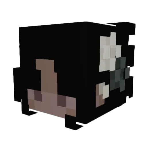 Marcusfam Minecraft avatar head, 3D render