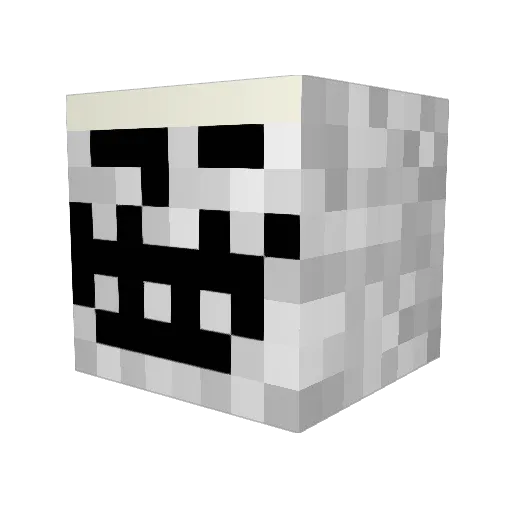 Marcusosa Minecraft avatar head, 3D render