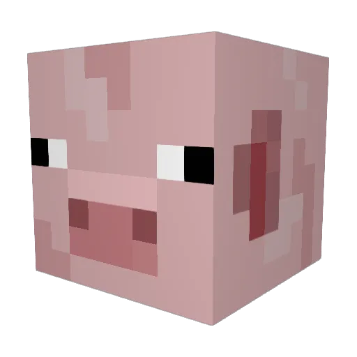 Marcusrisum Minecraft avatar head, 3D render