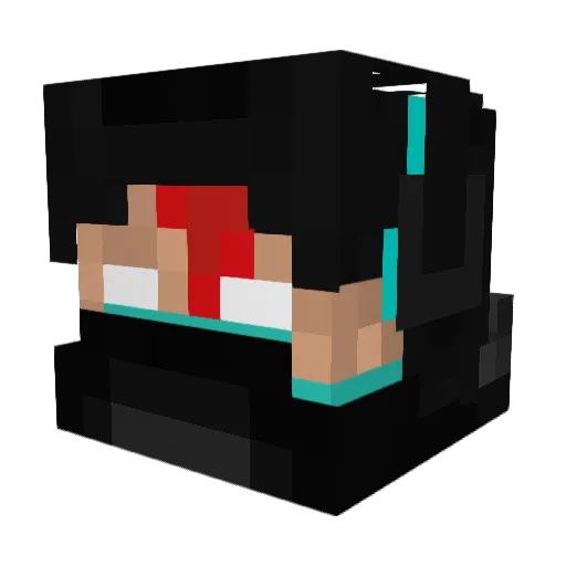 Marcustest007 Minecraft avatar head, 3D render