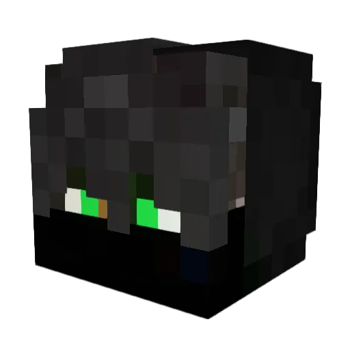 Marcuzzzzl Minecraft avatar head, 3D render