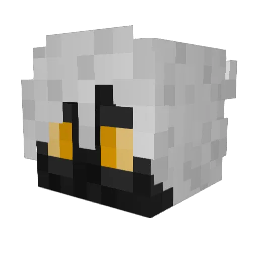 Marcy_Etir Minecraft avatar head, 3D render