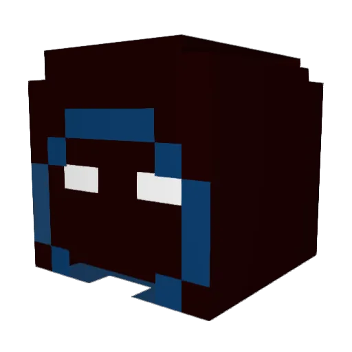Mare008 Minecraft avatar head, 3D render