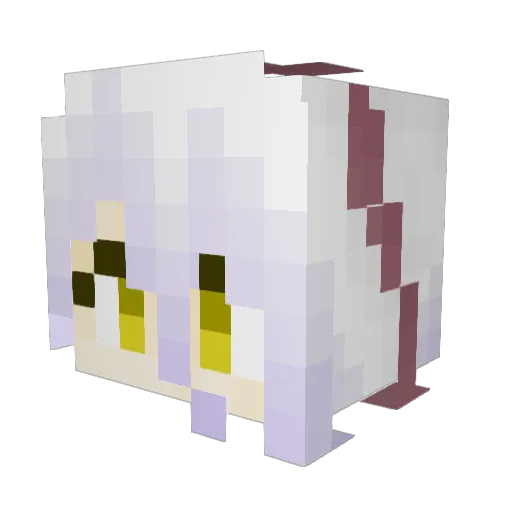 Mare_SS Minecraft avatar head, 3D render