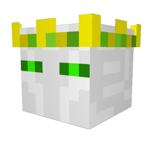 Maredudd Minecraft avatar head, 3D render
