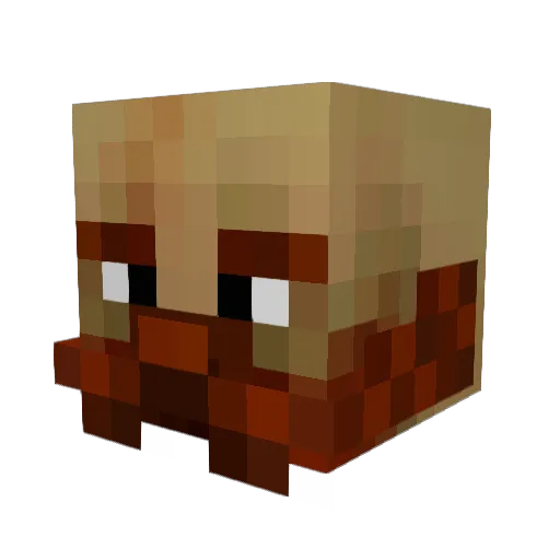 MarekHammerfels Minecraft avatar head, 3D render