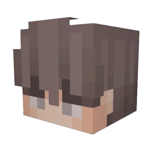 Marekcz08 Minecraft avatar head, 3D render