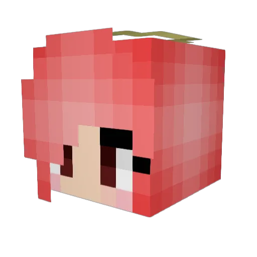 Marelli Minecraft avatar head, 3D render