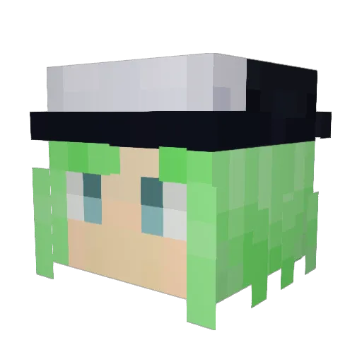 Marenoc Minecraft avatar head, 3D render