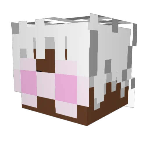 Maressss Minecraft avatar head, 3D render
