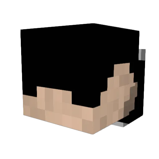 Marethyu_Death Minecraft avatar head, 3D render