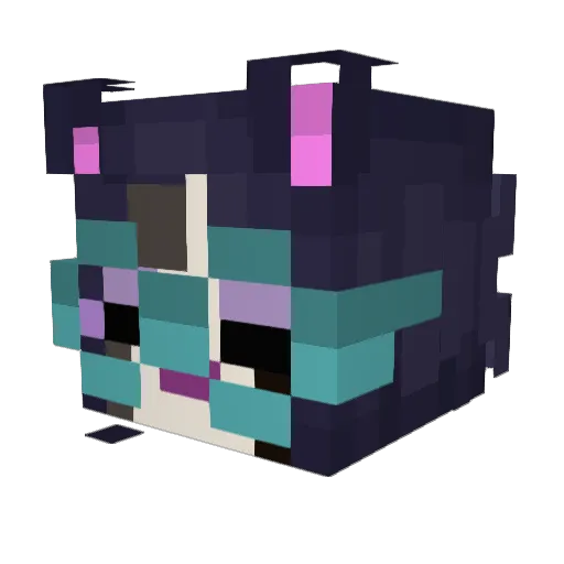 Marfall_uwu Minecraft avatar head, 3D render