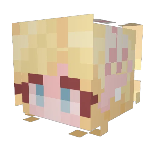 Marfi106 Minecraft avatar head, 3D render
