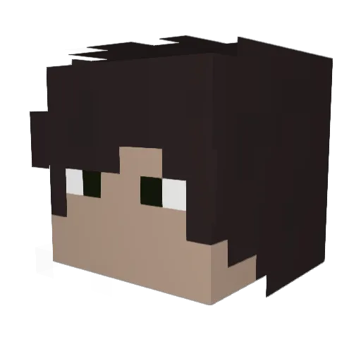 Marfram Minecraft avatar head, 3D render